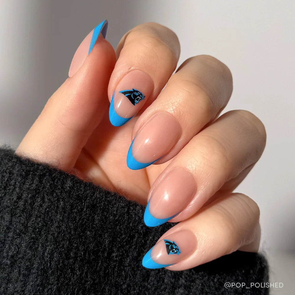 Carolina Panthers Press-On Nail Set