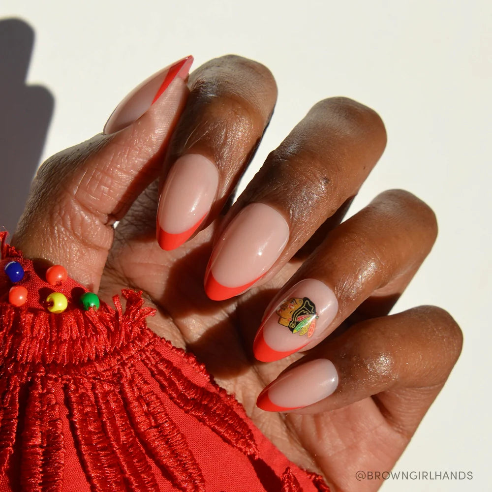 Chicago Blackhawks Press-On Nail Set