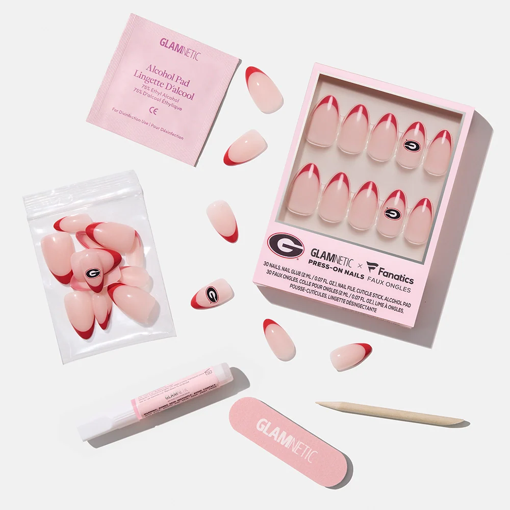 Georgia Bulldogs Press-On Nail Set