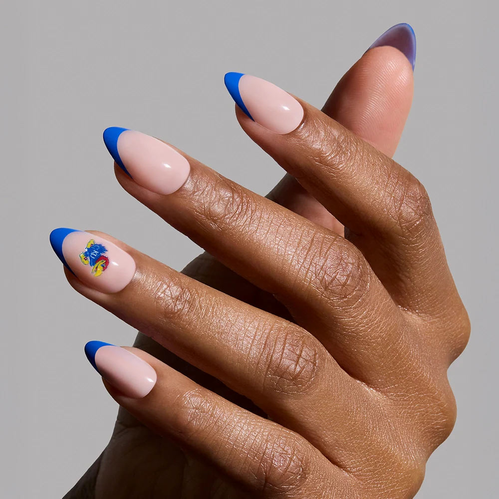 Kansas Jayhawks Press-On Nail Set