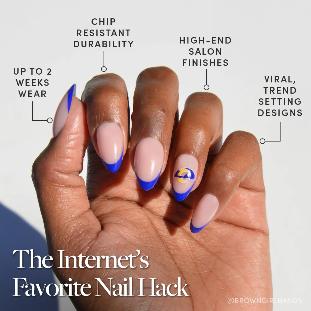 Los Angeles Rams Press-On Nail Set