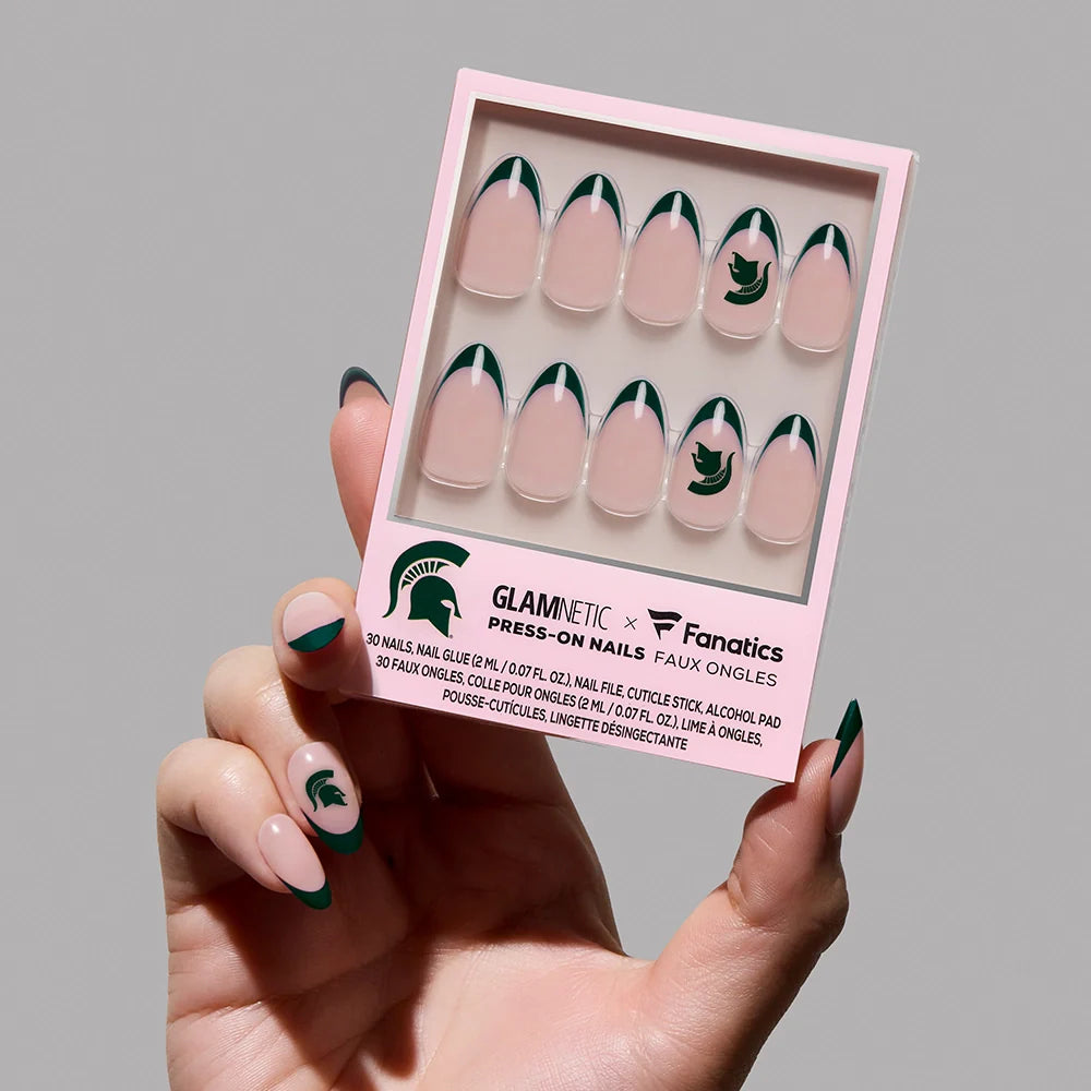 Michigan State Spartans Press-On Nail Set