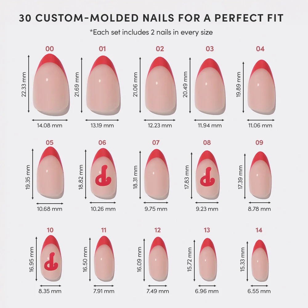 Philadelphia Phillies Press-On Nail Set