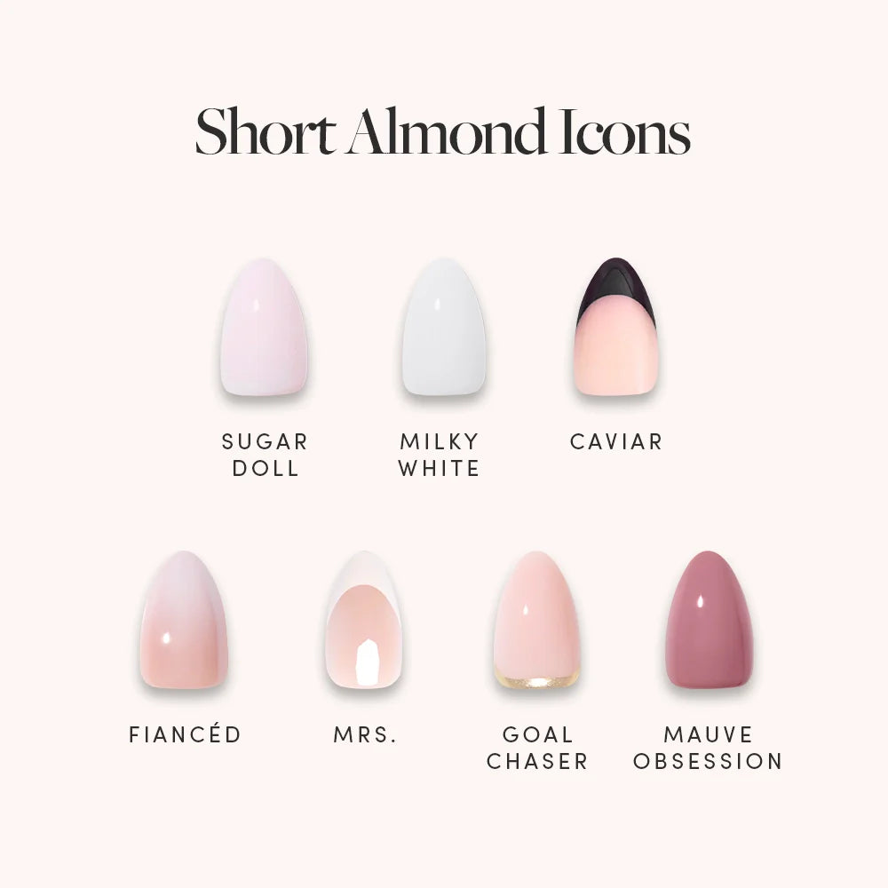 Short Almond Icons