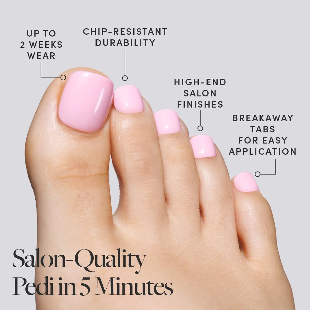 Think Pink Toenail